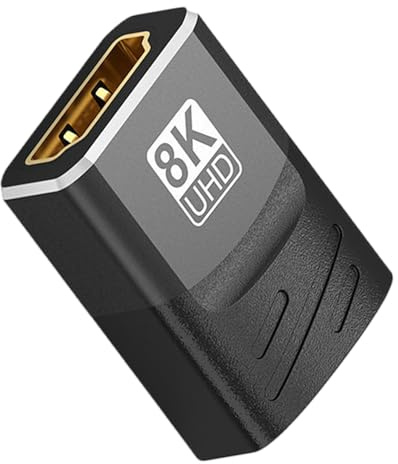 CHIZISX Convertidor compatible con HDTV 8K60hz de aumento de señales digitales para múltiples dispositivos, reducciones de ruido, divisor compatible con HDTV