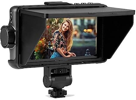 Moniteur de caméra, DC-550/DC-550 Pro moniteur LCD 5.5 pouces haute luminosité 1920 * 1080 Full HD 3D LUT surveillance du Zoom d'image for appareil photo reflex numérique(DC-550 Pro)