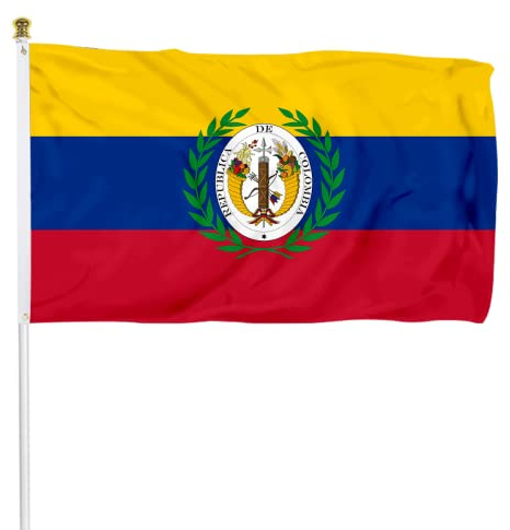 Bandera Del Orgullo Gran Colombia Bandera Balcón Diversidad Banderas Premium Lavable Pride Flag Para Patio Jardin Festival 90X152CM