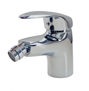 DP Grifería Sauce Bidet-Armatur, 1 Mischhebel, silberfarben