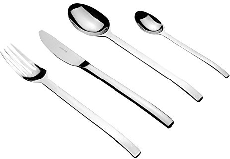 García de Pou 112.16 Tenedor de Pescado Spiga, 21.2 cm, Set de 12, Plateado
