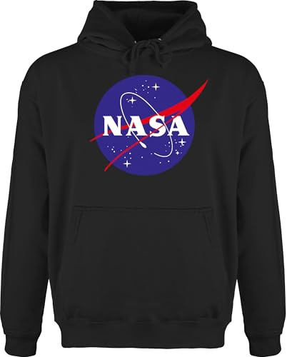 Shirtracer - Hoodie Herren Pullover Männer - Sprüche Statement - Raumfahrt NASA Meatball Logo I