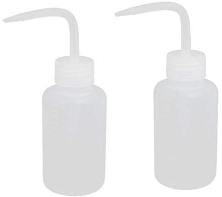 Aexit Erogatore per bottiglie di plastica con beccuccio piegato in plastica da 150 ml Clear w Cap 2pcs ID: 616641