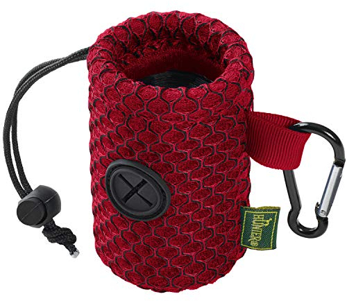 HUNTER Kotbeutelspender Hilo, zur praktischen Aufbewahrung von Hundekotbeuteln Farbe rot, Größe one-Size