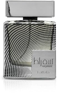 Lattafa Perfumes Suqraat for Men Eau de Parfum Spray, 3.4 Ounce