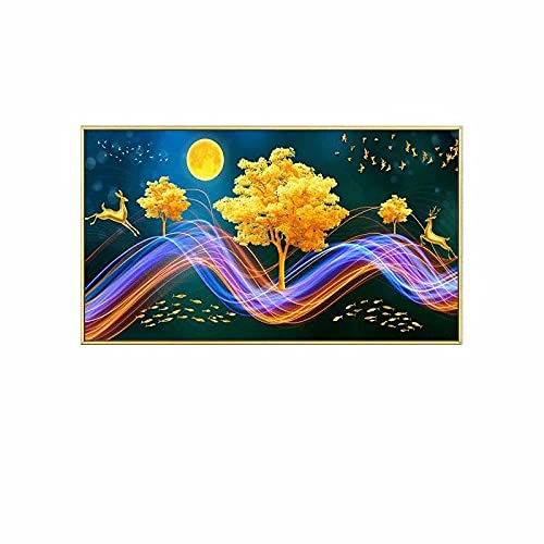 Diamant Painting Nummer Kit große Größe Geldbaum DIY 5D Diamant Malerei Kit Erwachsene/kinder Vollbohrer Crystal Strass Stickerei Bilder Kreuzstich Handwerk Wall Decor Gemälde 40x80cm