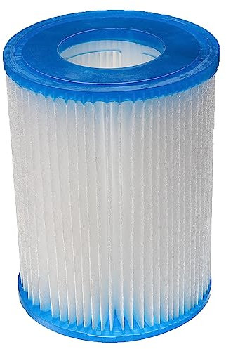 vhbw Filterkartusche Ersatz für Bestway 58094, FD2137, Typ II für Swimmingpool, Filterpumpe - Wasserfilter Blau Weiß
