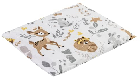 Medi Partners Cuscino termico microonde con noccioli di ciliegia 500g rettangolare 20x25cm 100% Cotone Riscaldante Cuscino Cervicale per terapia del freddo e del calore (Cervo)