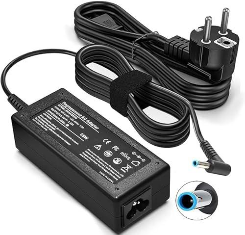 Apcstyle 65W Chargeur Portable Compatible avec HP Pavilion x360 14 15 17, Envy 13 15 X360, Elitebook 840 G5, ProBook Compatible avec HP Stream Series, Spectre 710412-001 19.5V 3.33A Adaptateur