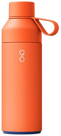 Ocean Bottle Big 1l | Stainless Steel Water Bottle | Reusable & Sustainable | Keeps Drinks Cold & Hot | Eco Friendly Gift (Sun Orange)