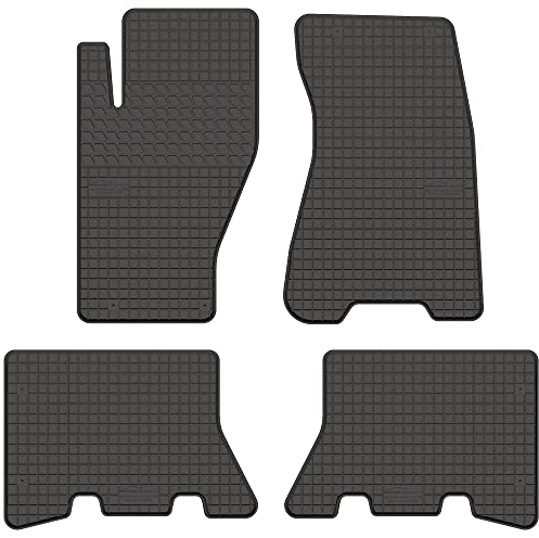 Gummimatten Gummi Fußmatten Satz für Jeep Grand Cherokee WJ II (1998-2005) - Passgenau