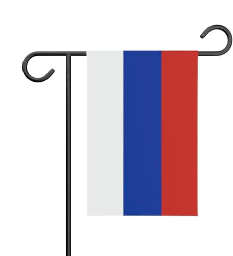 Pixelforma – Bandera de jardín de Rusia 100% poliéster – 32 x 47,5 cm