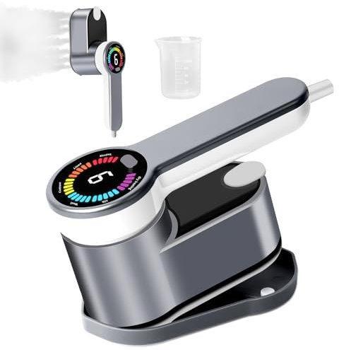 Ferro da stiro verticale, 2 in 1 Stiratrice Viaggio, Stiratore Verticale Portatile, 10s rapido riscaldamento,Mini Ferro Verticale a Vapore per Viaggio e Casa