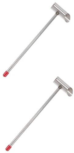 FUNOMOCYA 2pcs Stainless Steel Food Scoop Wear Resistant Sugar Scooper Reusable Candy Scoop