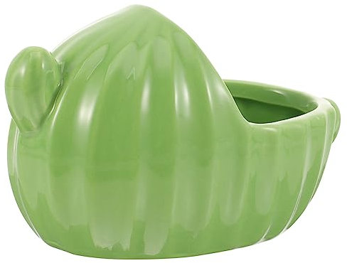 TOGEVAL Keramik Hamsterbadewanne Sandbad Aus Verschleißfestem Material Kompaktes Sandbad Für Kleine Kleintiere Wie Hamster Und Chinchilla Wiederverwendbare Sandbadewanne Für Täglichen Gebrauch
