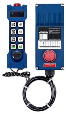 PVTLCYBI GT-RS08 Steuerschalter for Industriekran-Hebezeug, 8 Kanäle, ersetzt F24-8S F23-A++ TELEcontrol(18-65V UHF 2T1R)
