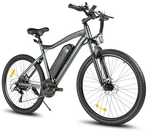 SAMEBIKE 26 E-Bike, Elektrofahrrad E-Bike Herren Damen mit 468WH, Bis zu 100KM, 250W Motor, E-Fahrrad mit 7-Gang-Getriebe, Pedelec Citybike EBike für Trekking SY26-II