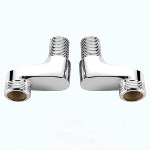 BiaoTeng Reductor Laton 3/4 a 1/2 Excentricas Grifo Ducha, 2 Piezas Excentricas Grifo Ducha 65 mm