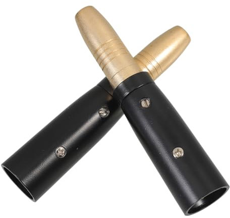Holibanna 2pièces Adaptateur vers XLR Broches Femelle Convertisseur Audio TRS à XLR Prise Microphone Plug Coupler