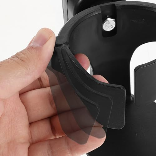 VALICLUD Lot de 2 Porte-Gobelets en Plastique à Pince Fixation sans Perçage pour Voiture Camion Camping-Car et Bateau Support pour Bouteilles et Tasses Utilisation Optimale de