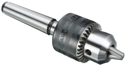 Vibsky MT2 Portabrocas cónico Morse para contrapunto de mini torno de metal, acero 1010, mango de 3.1 pulgadas, montaje Jacobs #33