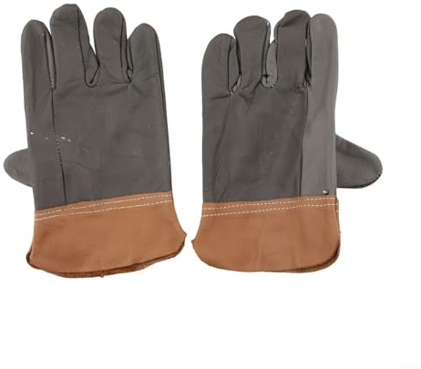 Guanti da saldatura spessi in pelle bovina, flessibili e confortevoli, per barbecue e saldatura, impermeabili e resistenti all'olio