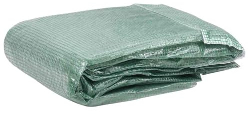 Bâche pour Serre, Bâche de Rechange Film Plastique pour Serre de Jardin (4,5 m²) 300x150x200cm Vert