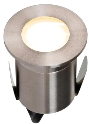 EVN Bodeneinbauleuchte Edelstahl V4A / IP65 / ø 6.3 cm, DA: 5.9 cm, ET: 8.3 652120