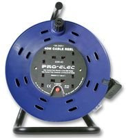 METAL FRAMED CABLE DRUM 12 4X 13A 40M 2250-4-40M By PRO ELEC