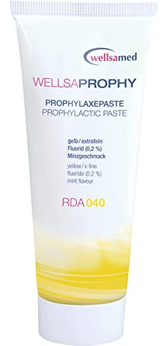 wellsamed Wellsaprophy Prophylaxepaste RDA 40, Körnung extrafein, 95 g Tube, Polierpaste, Zahnpolierpaste, Prophy-Paste dental, zahnärztliche Profi-Polierpaste, 1 Stück