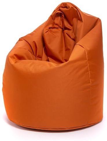 Ecopuf - Sako Pouf Fåtölj Utomhus - Sittsäck barnrum - Snygg Tyg-Sittsäck - Avslappnande fåtölj - Heminredning - Fåtölj Storlek L - 70x110cm - Brun Nc11