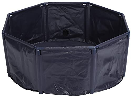 CDQL Faltbarer Hundepool, Tragbare PVC-Badewanne für Haustiere, Hunde und Katzen, Dickes und Rutschfestes Design, Hundeplanschbecken für Drinnen und Draußen (L30/120cm)