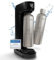 Luckymoose® Infinity Wassersprudler mit 2x 1,25L Edelstahlflaschen - Spart bis zu 25% CO2 dank Stopp-Automatik - Flaschen spülmaschinenfest & ohne Ablaufdatum Sprudelwasser Maschine, Wasser Sprudler