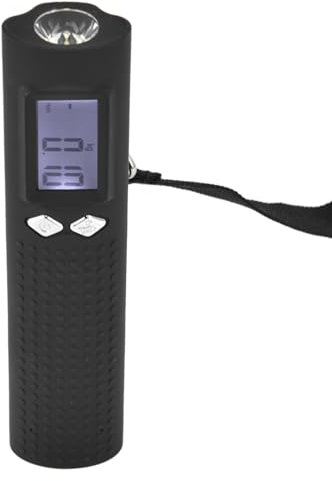 Pèse-bagages Suspendu Design 110 Livres avec Lampe de Poche, Fonction Batterie Externe, écran LCD pour le Poids de Voyage, Lampe de Poche LED Incluse