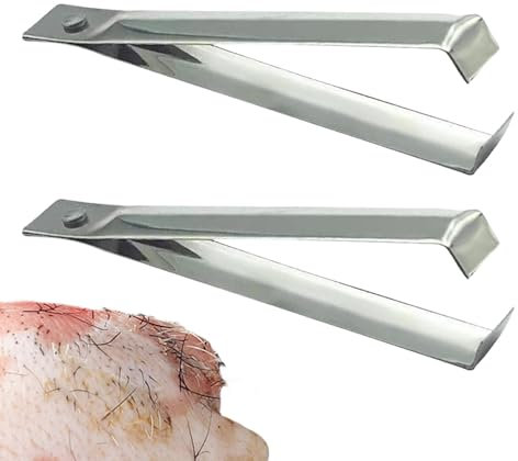 Juego de pinzas para espinas de pescado, pinzas para pelar ajo | Herramienta para quitar la piel del pelador de pinzas de ajo de 2 piezas - Pinzas para quitar el ajo, pinzas para espinas de