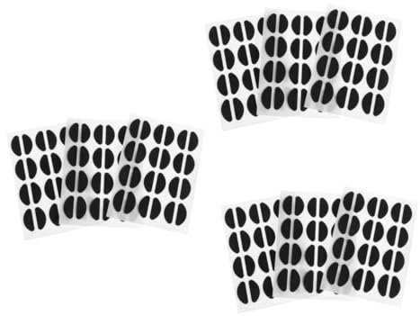 minkissy 252 Paar Brillen Nasenpads Brillen Nasenstütze Rutschfeste Nasenpads Ersatz Nasenpads Brillen Nasenpads Sonnenbrillen Nasenpads Brillen Zubehör Brillen Nasengriffe Schwarz