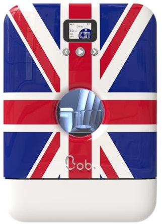Bob - Compact Dishwasher -daily dishes of 3 people - Built-in Dishwasher - Free-standing, Integrated tank, Portable - White (UK Sticker)