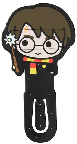 Paladone Harry Potter Clip-On LED Reading Light & Bookmark, Officially Licensed Hogwarts Book Accessories for Pop Culture Fans, Kids, Teens, Adults, Battery Powered Mini Lamp