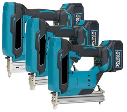 TIEOAXFT F30/422J/1022J Brushless Electric Nail Gun frame Nailer Tacker Furniture Staple Gun Woodworking Tool For 18V Battery(422J One Big Battery)