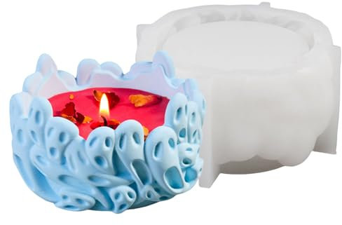 Moules uniques en silicone pour travaux manuels en forme de tête de mort