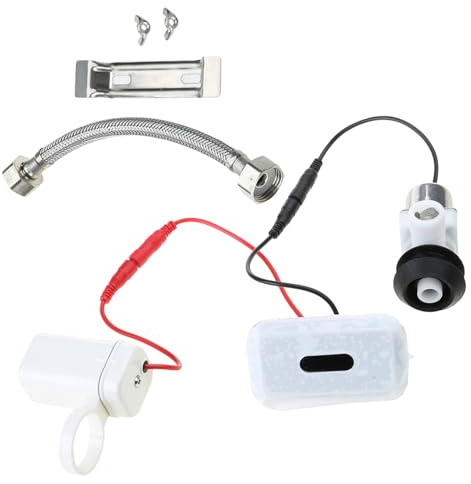 Kits de chasse d'urinoir sans contact avec capteurs de chasse d'eau - Kits de réparation de toilettes - Capteurs muraux dissimulés - Accessoires pour urinoir