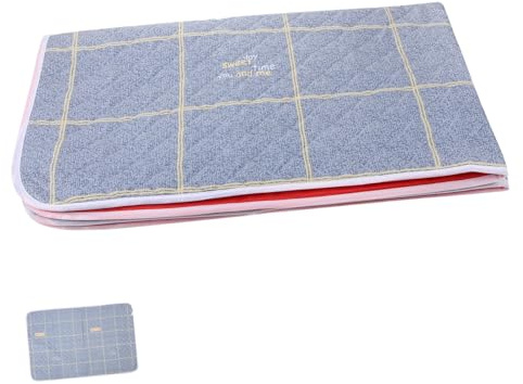 Alèse Lavable Réutilisable pour Incontinence au Lit en Coton | Protection Imperméable, Forte Absorption, Usage Adultes et Femmes, Entretien Simple, Format Matelas Couleur Aléatoire