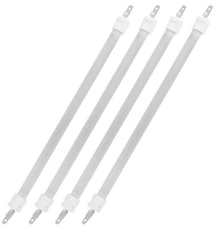 Gadpiparty 4pcs Tube Chauffant en Quartz pour Radiateur Portable, Élément Chauffant Rapide en Quartz et Céramique, pour Petits Espaces et Pièces Compactes