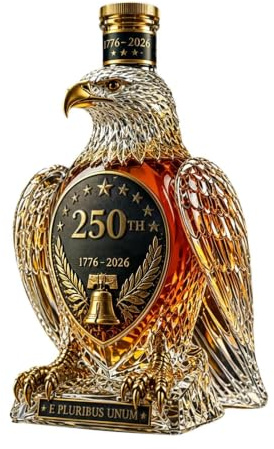 Glas Dekanter 350 Milliliter Patriotisk Minnesbehållare