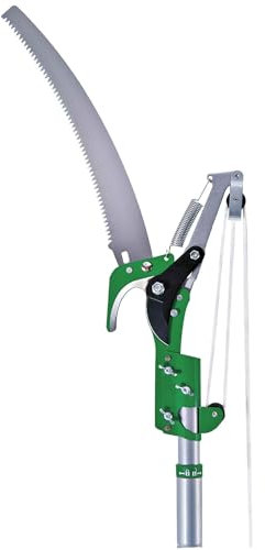 WERKA PRO - Élagueur Télescopique RIBILAND 815-Élagueur Hauteur Max 2,50 m-Capacité 30 mm-Modèle PROfessionnel, Vert/Acier