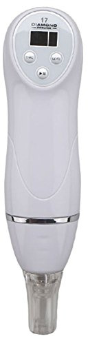 Nettoyeur d'aspiration Blackhead Electronic Facial Digital Diamond Portable Microdermabrasion Pen Pore Vacuum Acne Remover Outil d'extraction de Peau de décoloration Peeling Peeling Blanc
