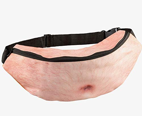 Haarige Bierbauch Tasche Bauchtasche Hip Bag Wampe JGA Trash Junggesellenabschied