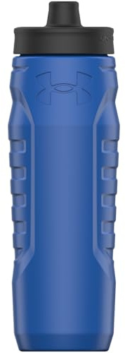 Under Armour Sideline – Bouteille d'eau compressible, conçue avec couvercle Quick-Shot, hydratation rapide et facile, 946 ml