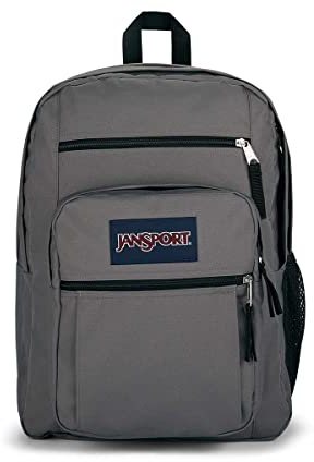 JanSport Laptop Backpack - Computer Bag with 2 Compartments, Ergonomic Shoulder Straps, 15” Laptop Sleeve, Haul Handle - Graphite Grey