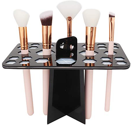 Égouttoir à pinceaux de maquillage à 26 trous, égouttoir à pinceaux de maquillage, égouttoir à pinceaux de maquillage pour outils de séchage